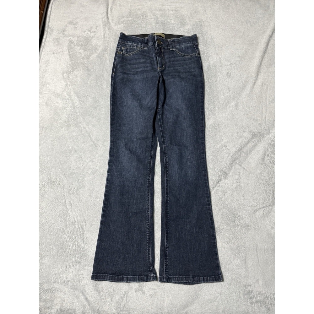 Democracy Jeans Womens 6 Bootcut Blue Denim Dark Wash 28x30
